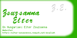 zsuzsanna elter business card